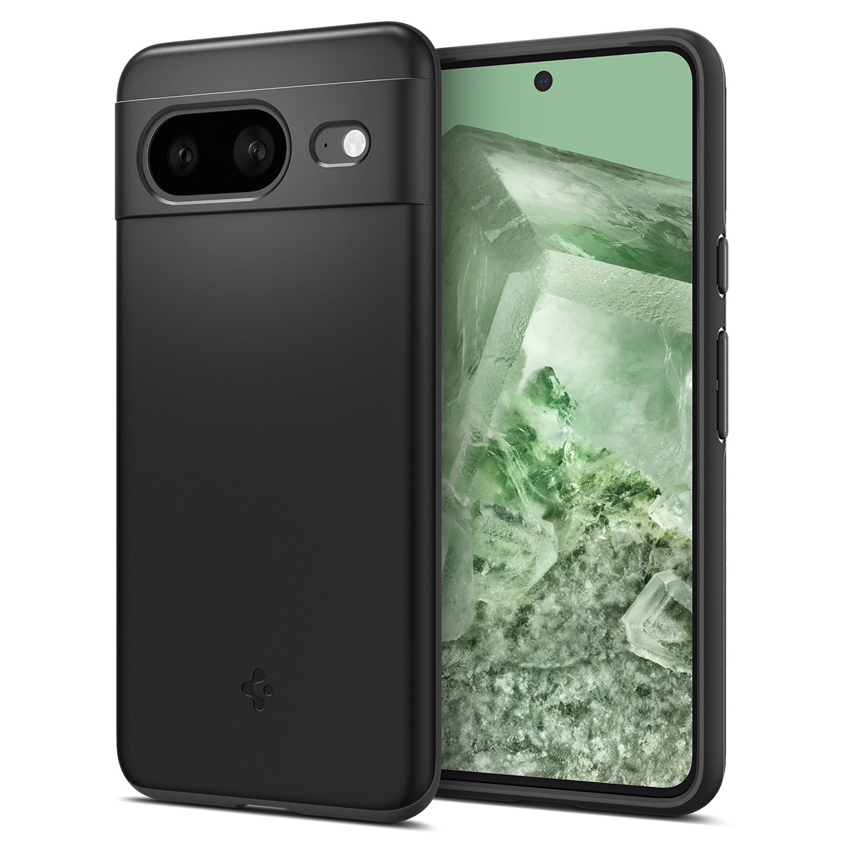 Ovitek Spigen "Thin Fit" za Google Pixel 8 - black