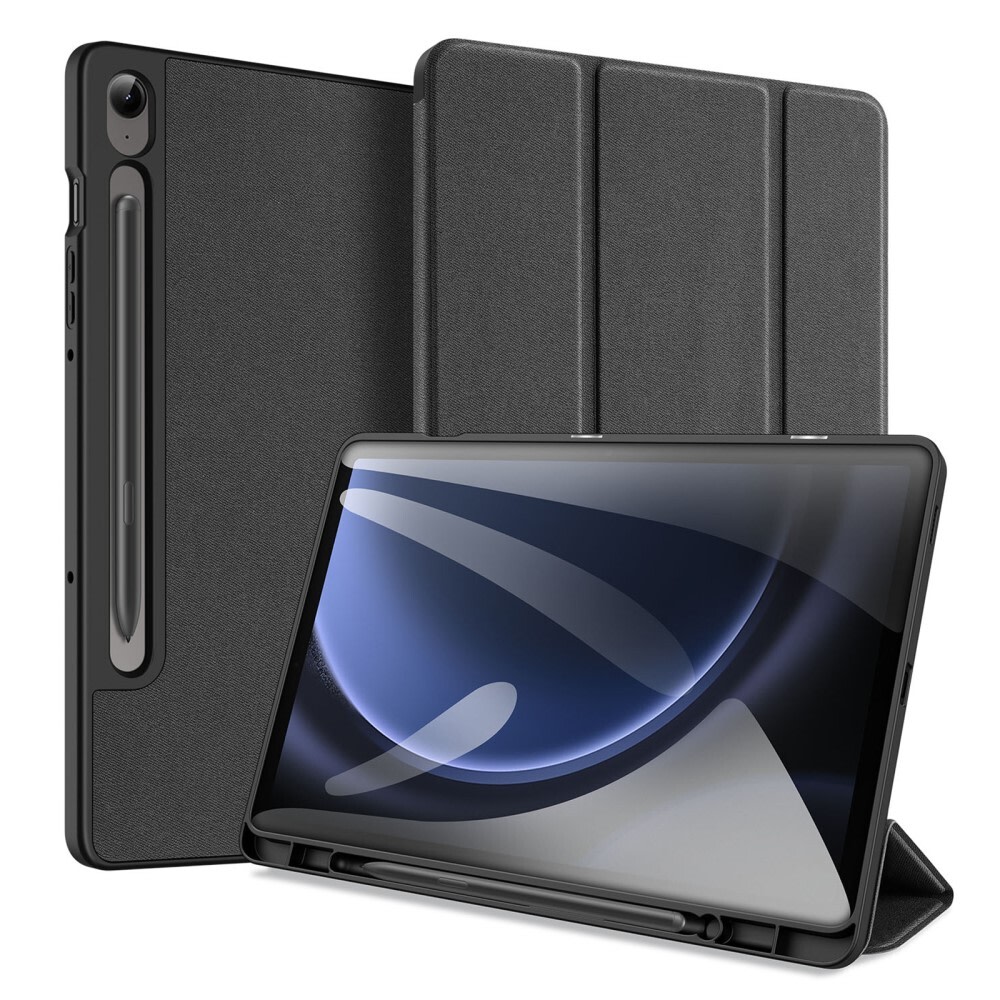 Etui "Skin Domo" za Samsung Galaxy Tab S9 FE / Tab S10 FE - črn