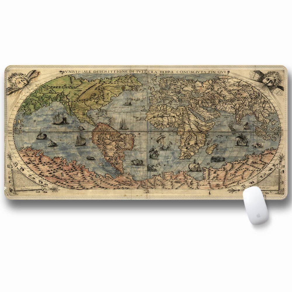 Podloga za miško in tipkovnico "Retro Map"