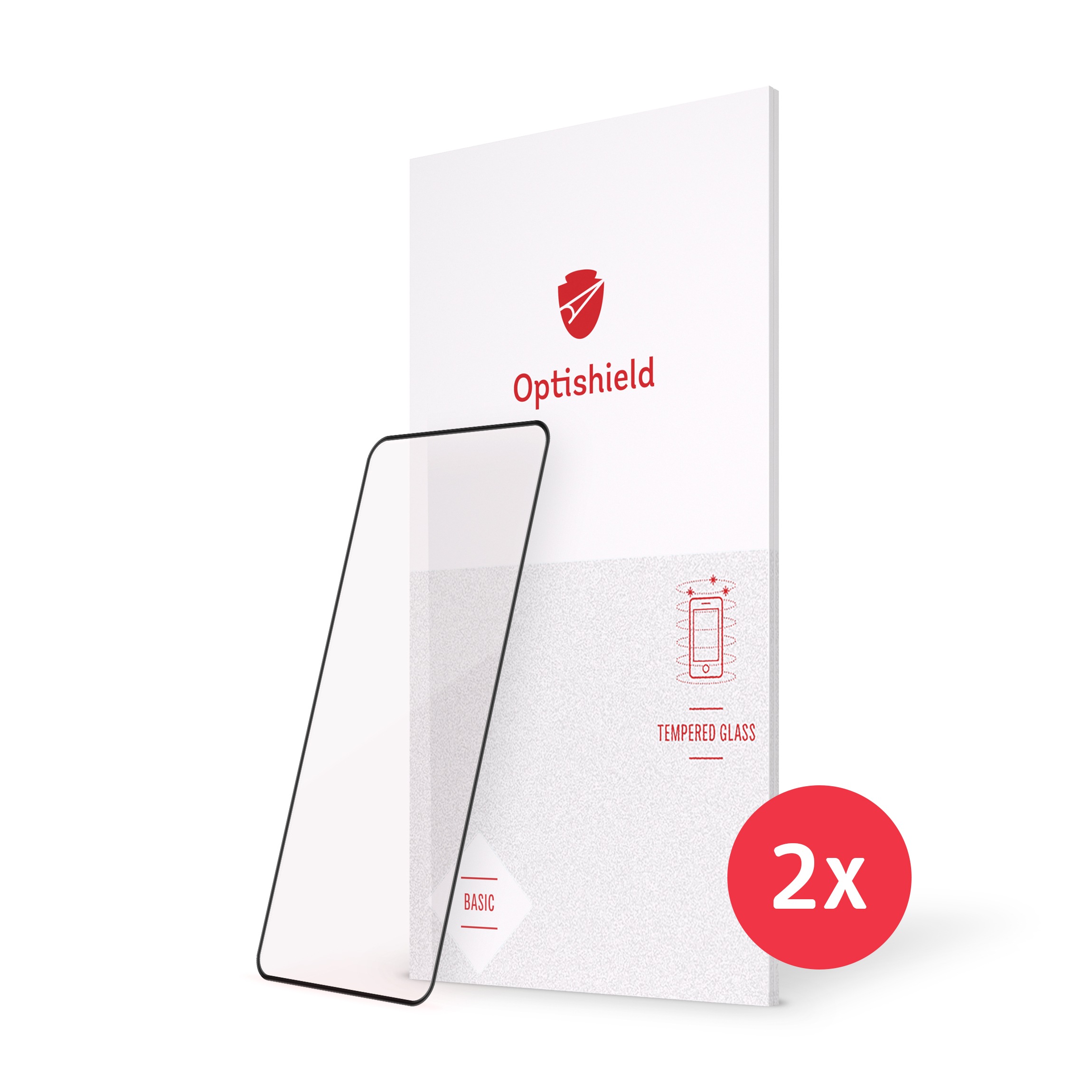 2-Pack zaščitnih stekel 3D Full Body za Samsung Galaxy S23 FE Optishield