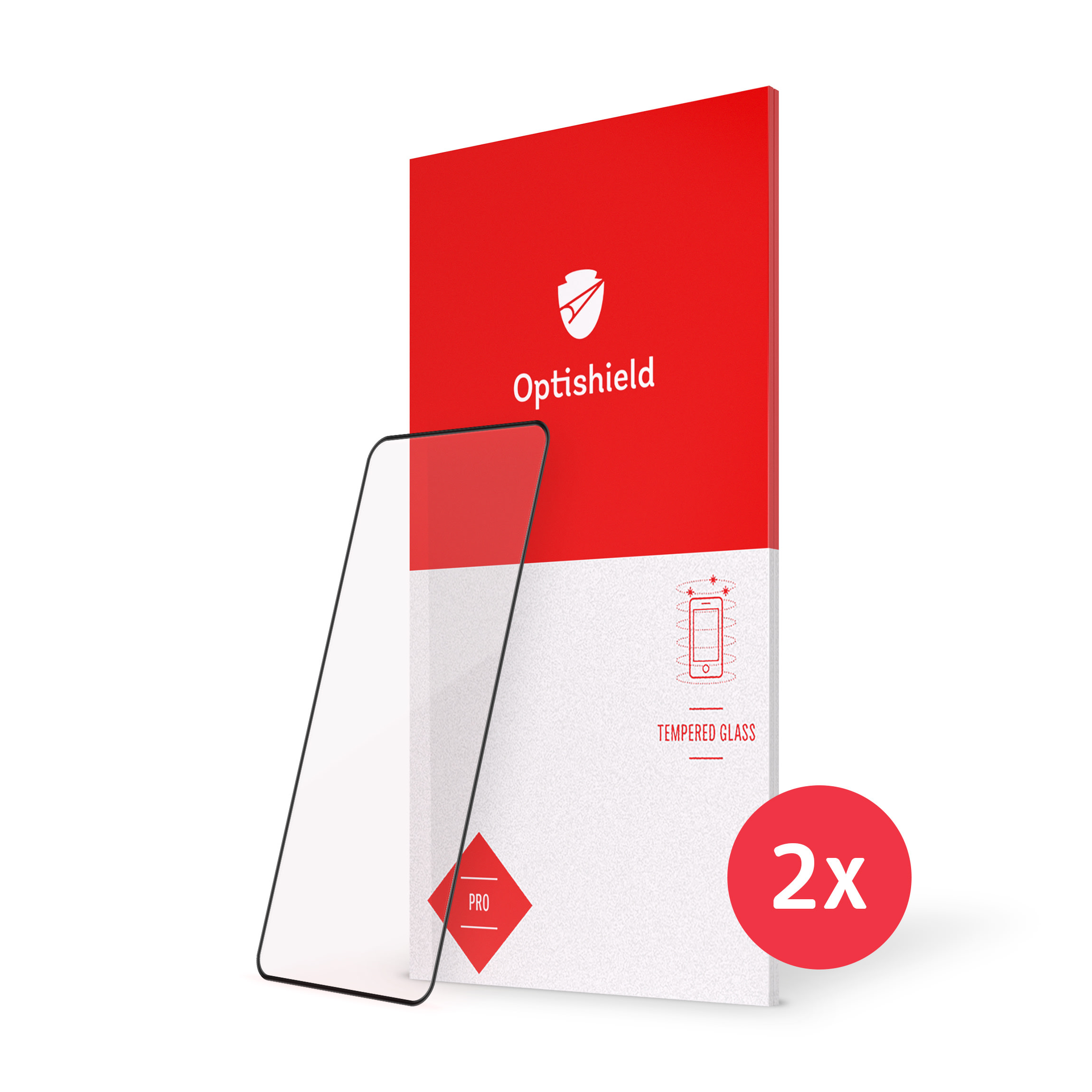 2-Pack premium zaščitnih stekel 3D Full Body Optishield Pro za Samsung Galaxy S23 FE