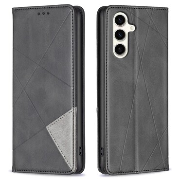 Eleganten etui "Shatter" za Samsung Galaxy S23 FE - črn Eleganten etui "Shatter" za Samsung Galaxy S23 FE - črn