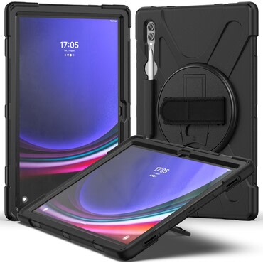 Hibriden TPU ovitek "Endure" za Samsung Galaxy Tab S9 Ultra - črn