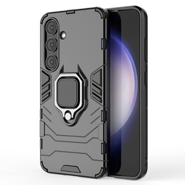 Robusten ovitek "Impact X Ring" za Samsung Galaxy S24 - črn