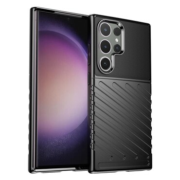 TPU gel ovitek "Titan X" za Samsung Galaxy S24 Ultra - črn