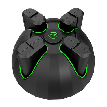 Polnilna postaja “AOLION” za polnjenje baterij vseh Xbox igralnih ploščkov, s štirimi baterijami - črn