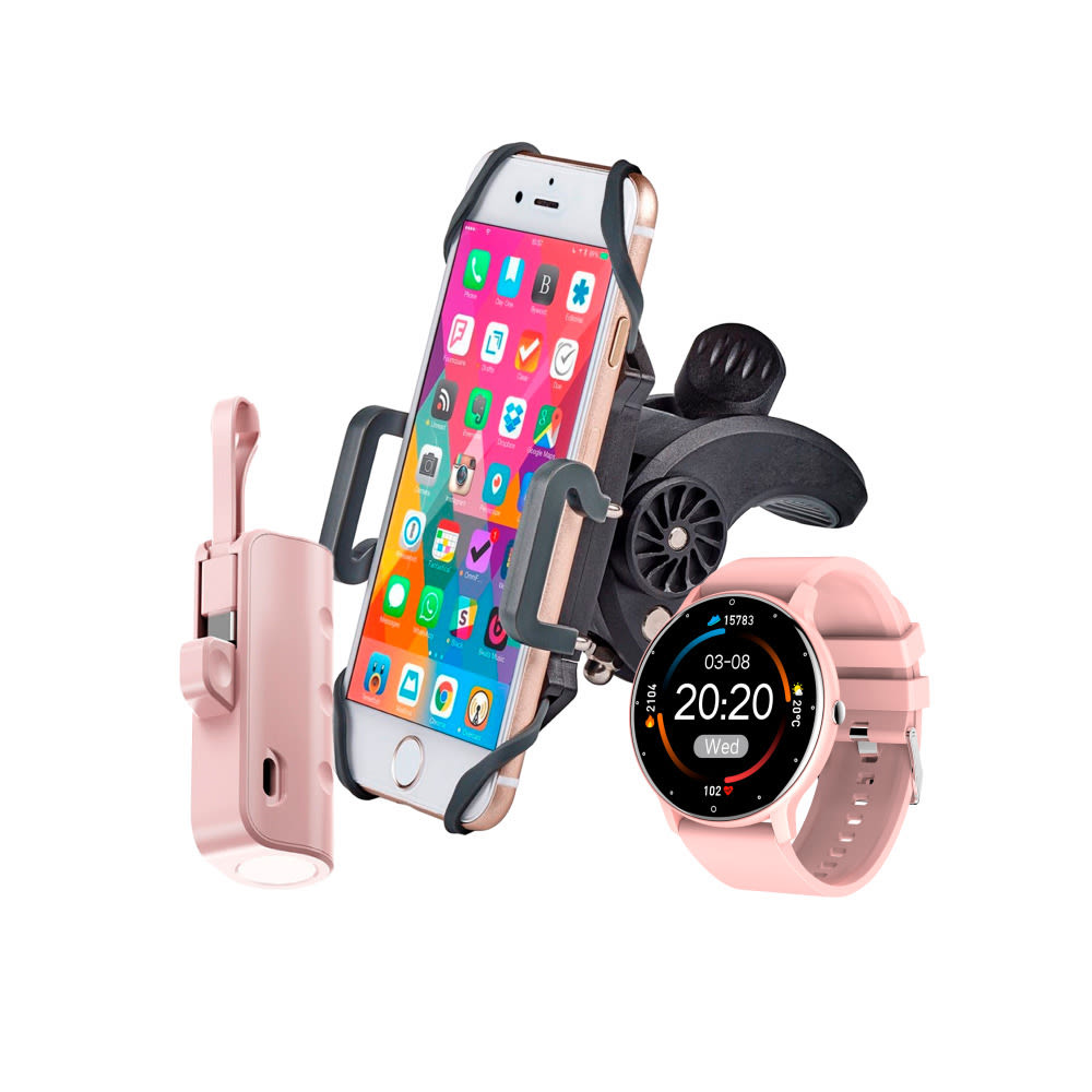 Pedal Princess paket za punce: pametna ura, držalo za kolo in power bank