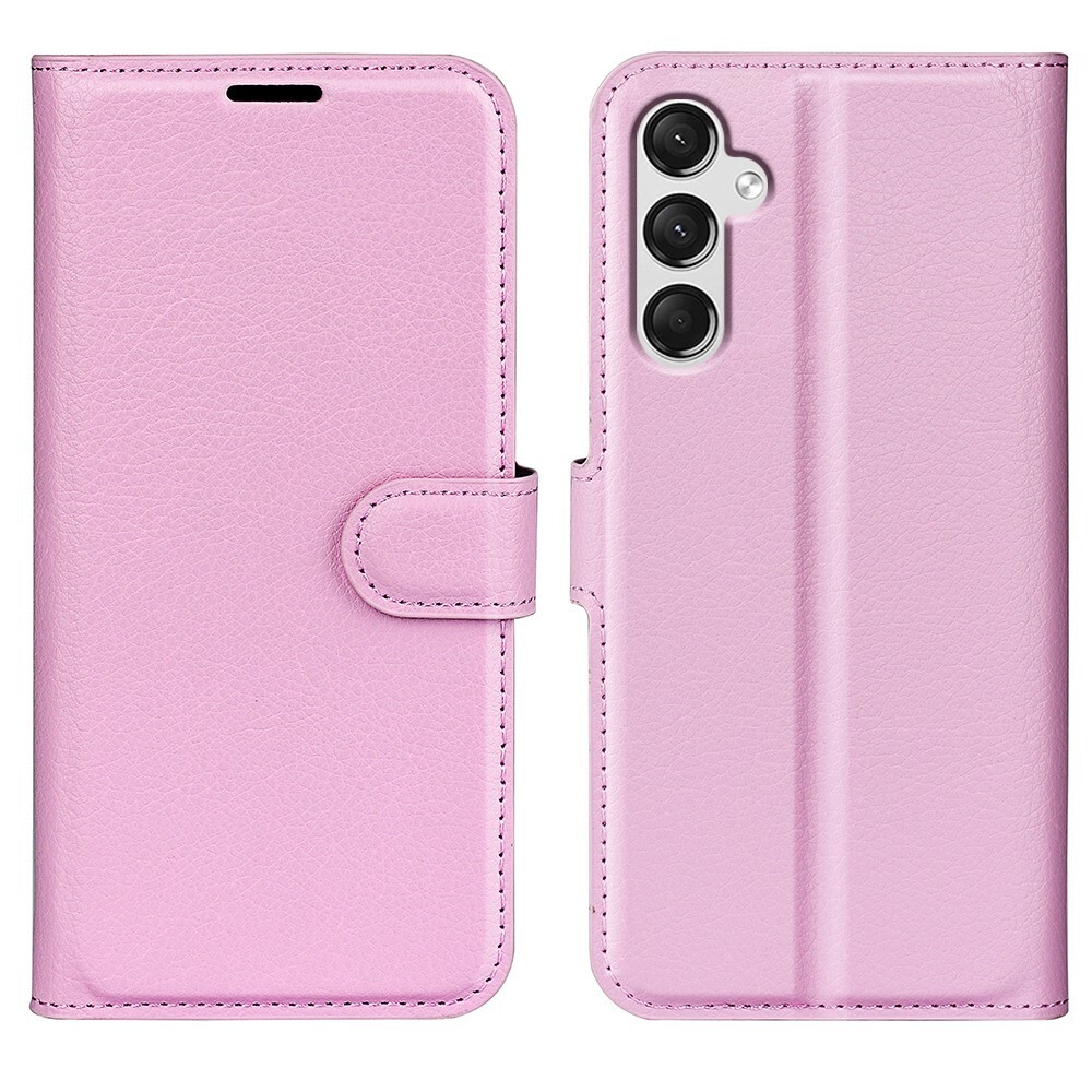 Etui "Litchi" za Samsung Galaxy A25 - roza