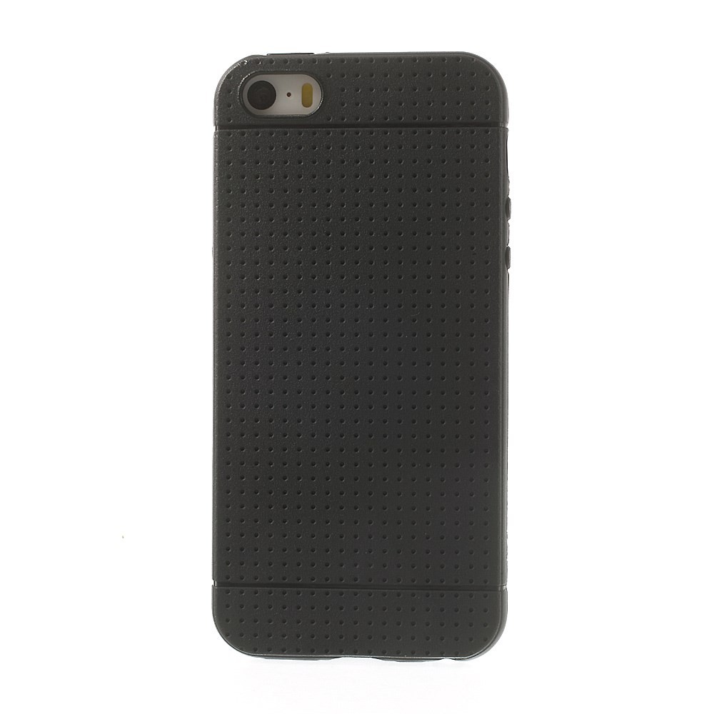 TPU gel ovitek "Dream" za iPhone SE / 5 / 5S - črn
