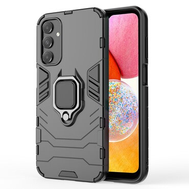 Robusten ovitek "Impact X Ring" za Samsung Galaxy A15 - črn