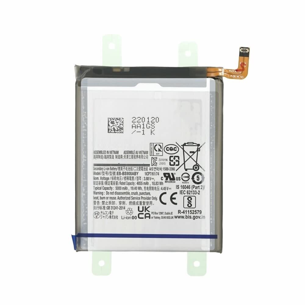 GH82-27484A: SVC BATT ASSY-EB-BS908ABY,4855,30;VZW;SM