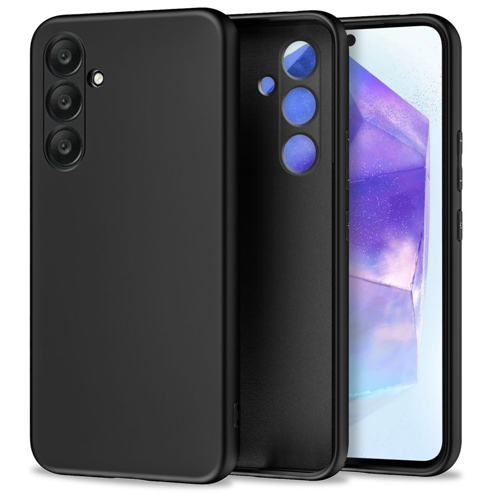 TPU gel ovitek Tech-Protect "Icon" za Samsung Galaxy A55 - črn