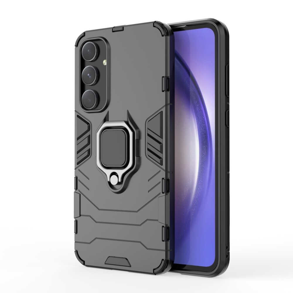 Robusten ovitek "Impact X Ring" za Samsung Galaxy A55 - črn