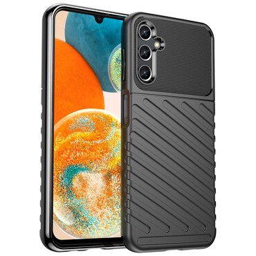 TPU gel ovitek "Titan X" za Samsung Galaxy A14 4G / A14 5G - črn