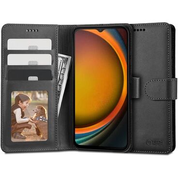 Etui Tech-Protect "Wallet" iz umetnega usnja za Galaxy Xcover 7 - black