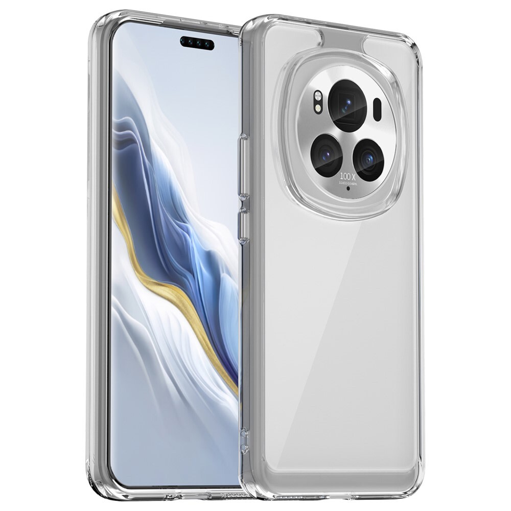 Hibriden ovitek "Frame Shield" za Honor Magic6 Pro - prozoren