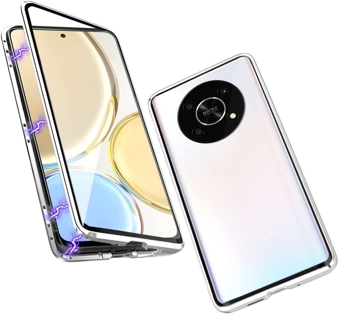 Magnetni Full-body ovitek "Stronghold" za Honor Magic6 Lite - srebrn