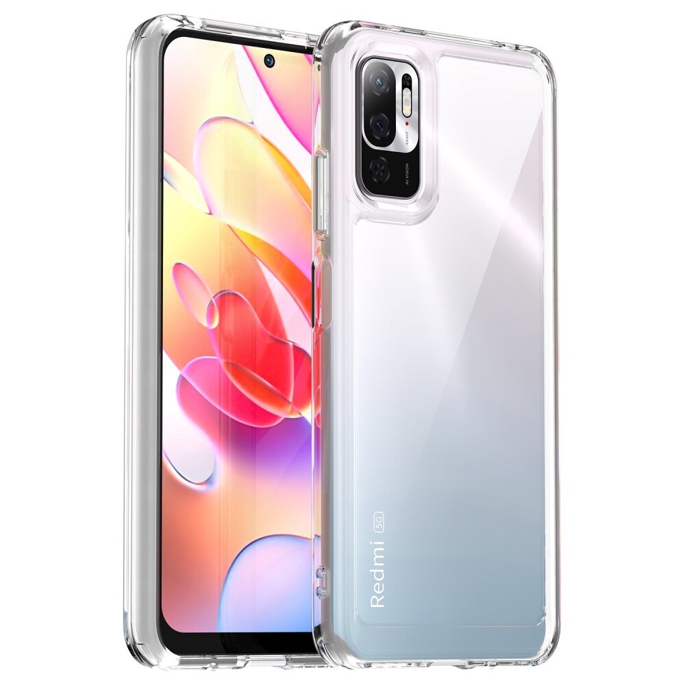 Hibriden ovitek "Frame Shield" za Xiaomi Redmi Note 10 5G / Poco M3 Pro / Poco M3 Pro 5G - prozoren