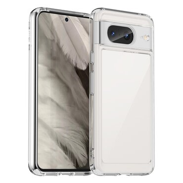 Hibriden ovitek "Frame Shield" za Google Pixel 8 - prozoren