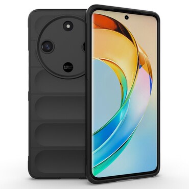 Robusten ovitek "Waves" za Honor Magic6 Lite - črn