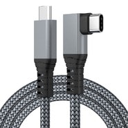Izjemno dolgi USB-C v USB-C kabel LongMe X5 - 6 m - gunmetal