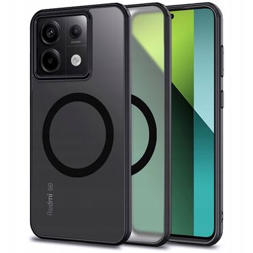 Hibridni ovitek Tech-Protect "Magmat MagSafe" za Xiaomi Redmi Note 13 5G - črn