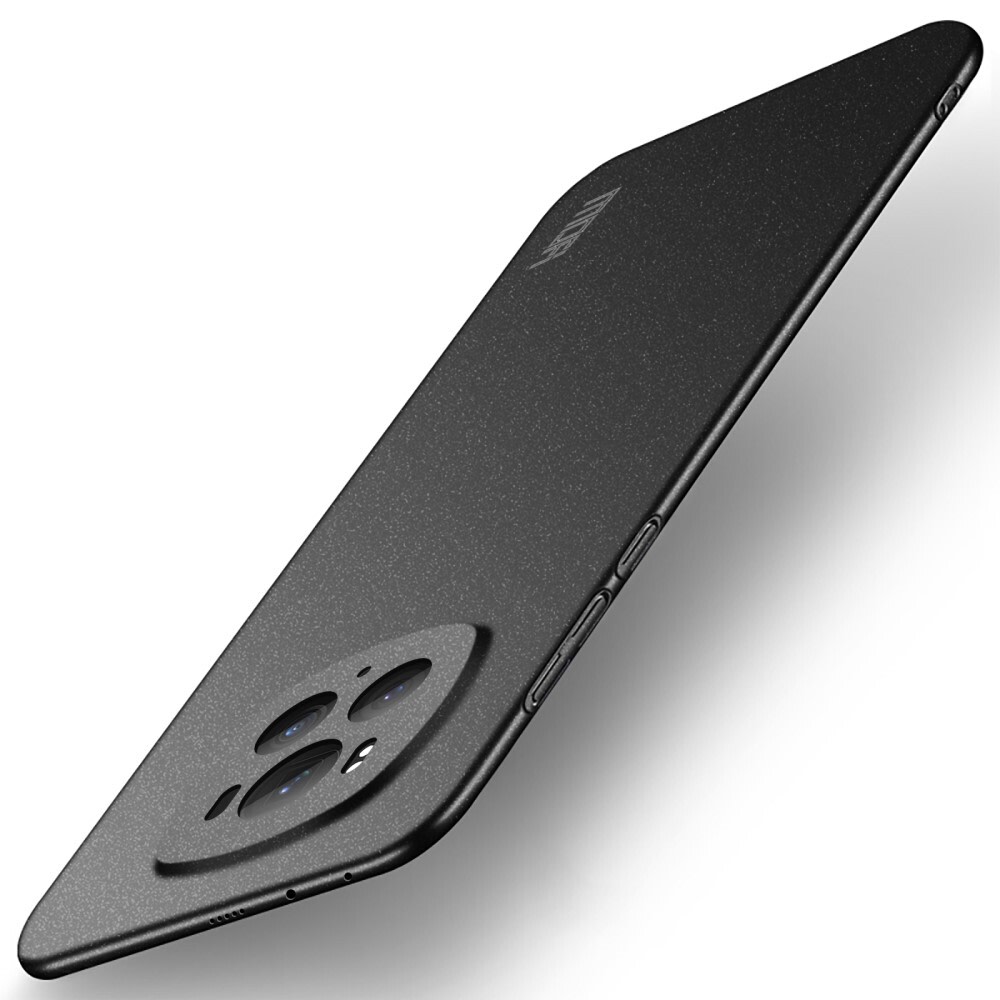 Tanek trden TPU ovitek "Matte MOFI" za Honor Magic6 Pro z vgrajeno zaščito za kamero - črn
