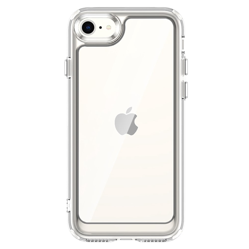 Hibriden ovitek "Frame Shield" za iPhone SE 2022 / iPhone SE 2020 / iPhone 8 / iPhone 7 - prozoren
