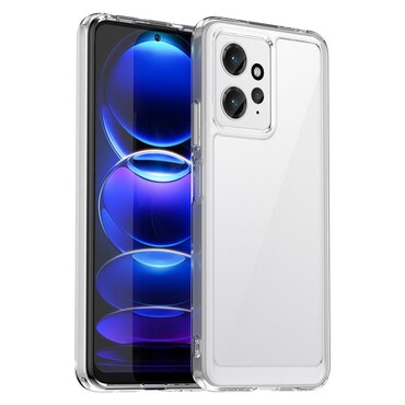 Hibriden ovitek "Frame Shield" za Xiaomi Redmi Note 12 4G - prozoren