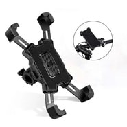 Robustno držalo za kolo, motor ali skiro InstaLock za vse telefone - metal black