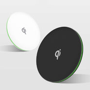 Brezžična polnilna postaja ZenQi 15W z LED osvetlitvijo, hitrim polnjenjem in priloženim USB-C kablom