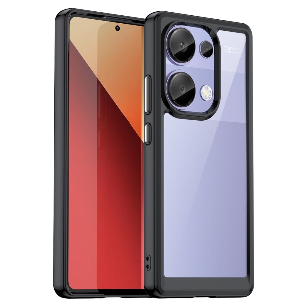 Hibriden ovitek "Frame Shield" za Xiaomi Redmi Note 13 Pro 4G / Poco M6 Pro - črn