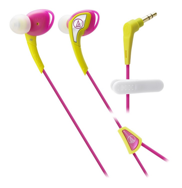 In-Ear slušalke Audio-Technica "SonicSport" ATH-SPORT2 - rumene
