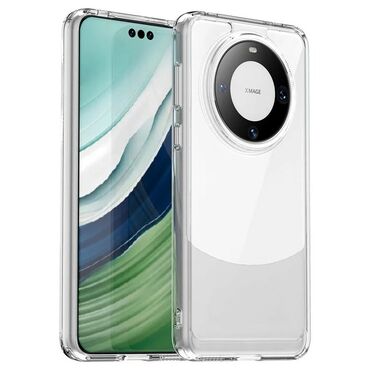 Hibriden ovitek "Frame Shield" za Huawei Mate 60 Pro Plus - prozoren