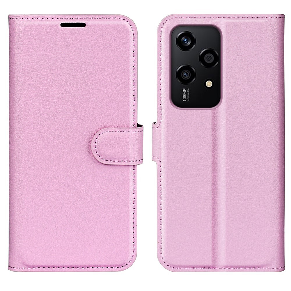 Etui "Litchi" za Honor 200 Lite - roza
