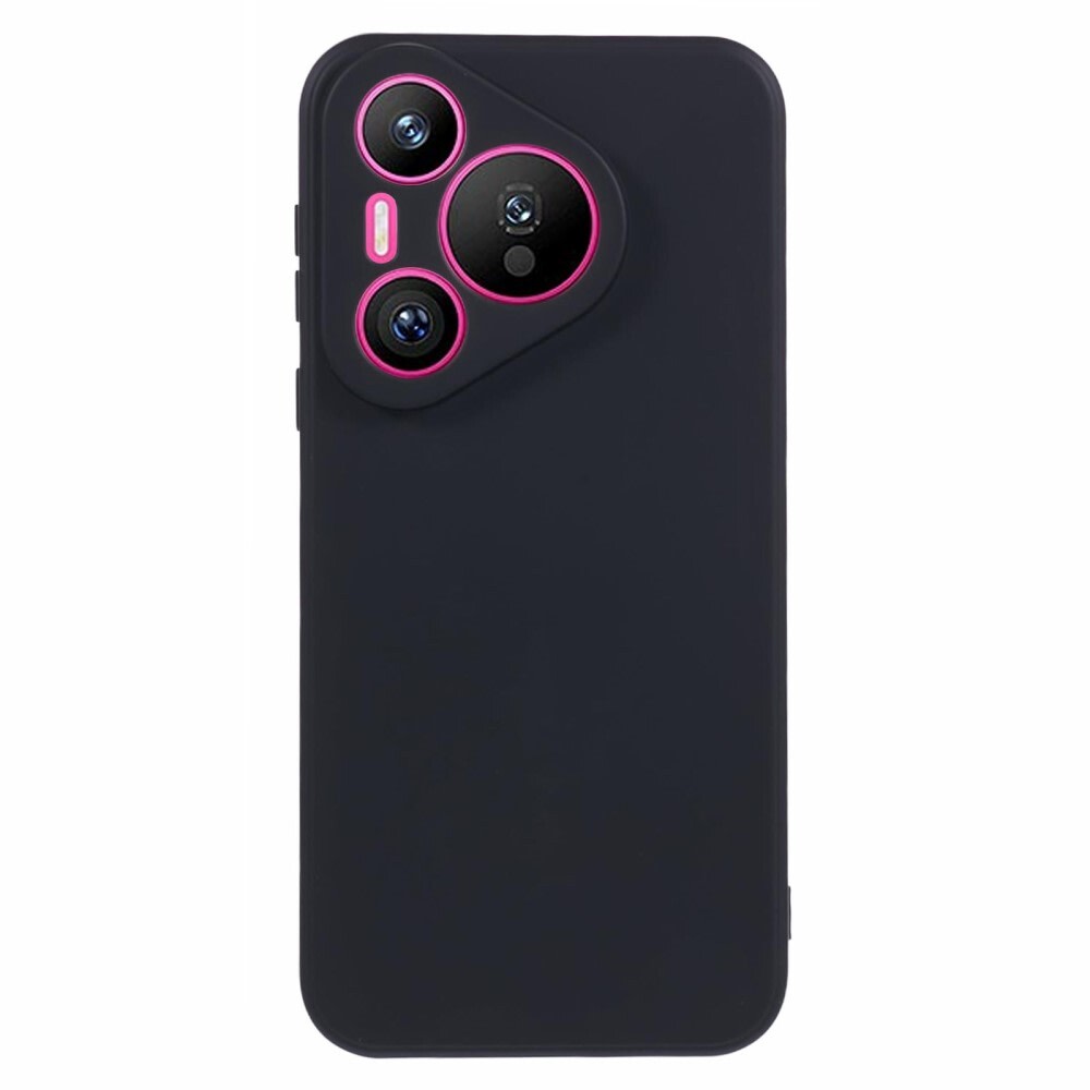 Silikonski ovitek za Huawei Pura 70 Pro - črn