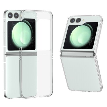 Trden ovitek za Samsung Galaxy Z Flip6  / Galaxy Z Flip7 FE - prozoren Trden ovitek za Samsung Galaxy Z Flip6  / Galaxy Z Flip7 FE - prozoren
