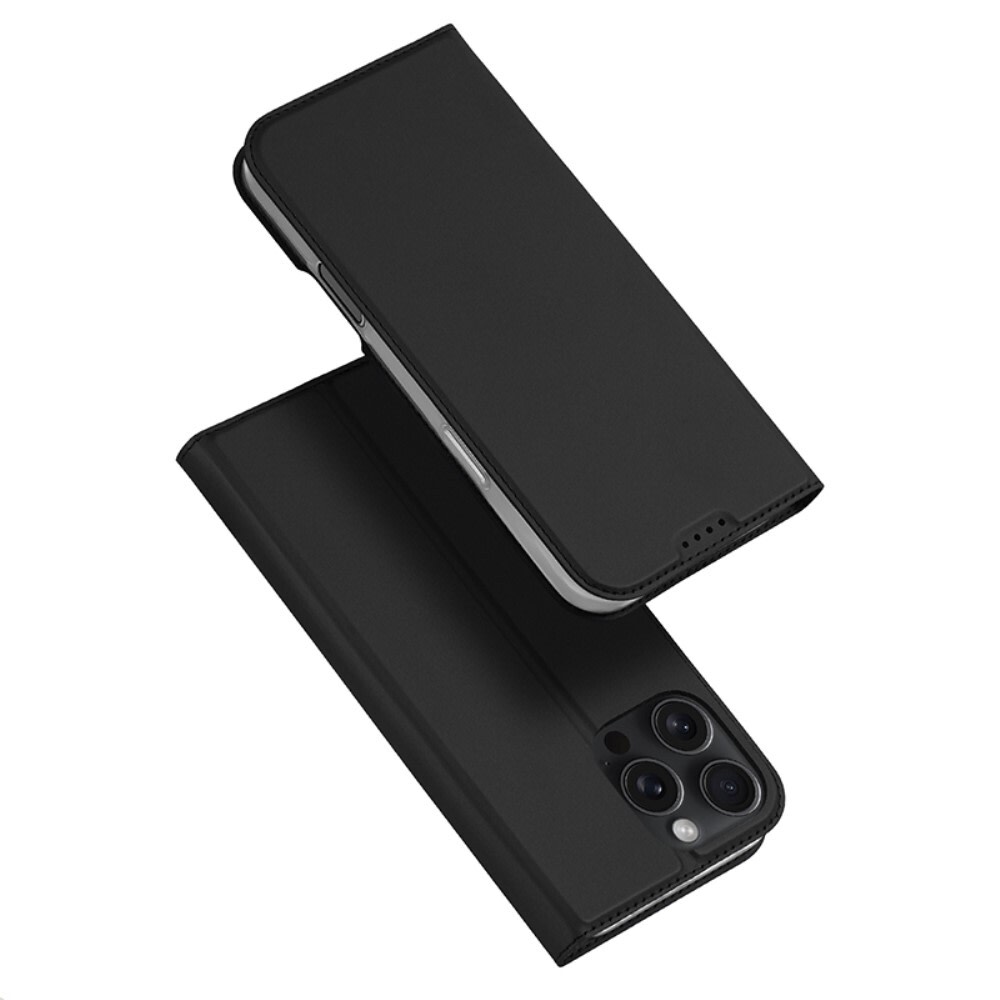 Etui "Skin" za iPhone 16 Pro - črn
