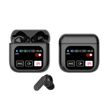 Brezžične slušalke VisionBass Pro - Bluetooth 5.4 slušalke z vgrajenim zaslonom, ANC in močnimi basi - phantom black Brezžične slušalke VisionBass Pro - Bluetooth 5.4 slušalke z vgrajenim zaslonom, ANC in močnimi basi - phantom black