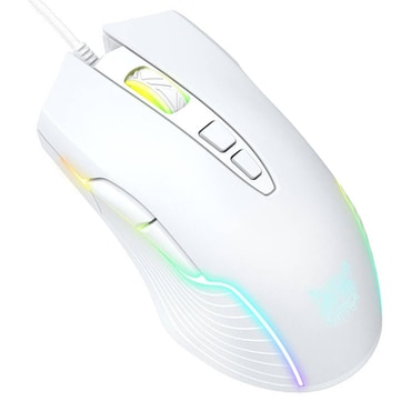 Miška Onikuma "CW905" - gaming miška s 6400 DPI občutljivosti - bela