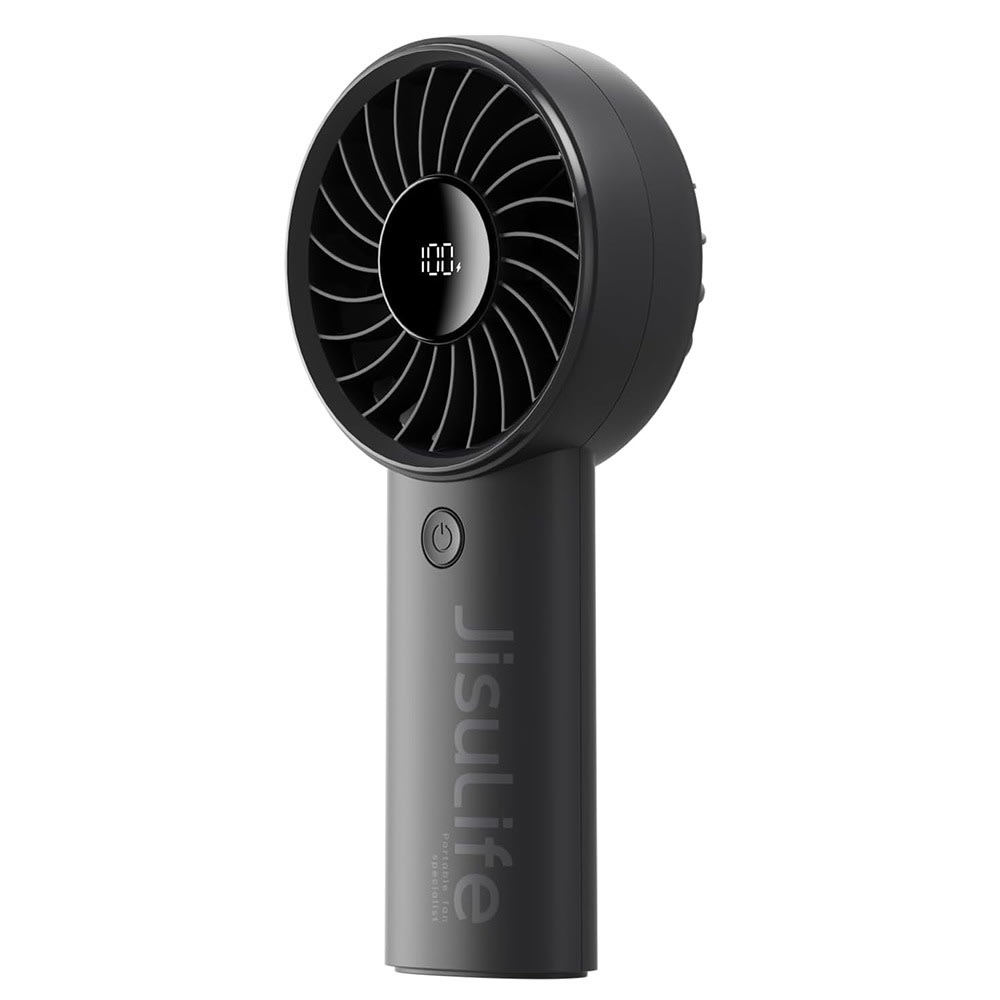 Premium prenosni mini ročni ventilator JisuLife "Life4" s petimi hitrostmi - črn