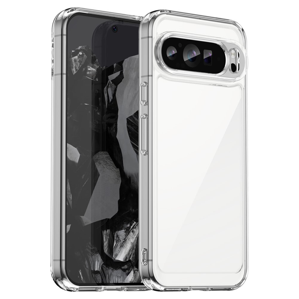 Hibriden ovitek "Frame Shield" za Google Pixel 9 Pro XL - prozoren