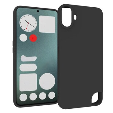 TPU gel ovitek za Nothing CMF Phone 1 - črn TPU gel ovitek za Nothing CMF Phone 1 - črn