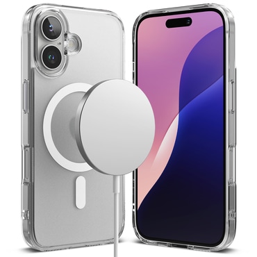 Ovitek Ringke "Fusion Magnetic" za iPhone 16 Plus - matte clear