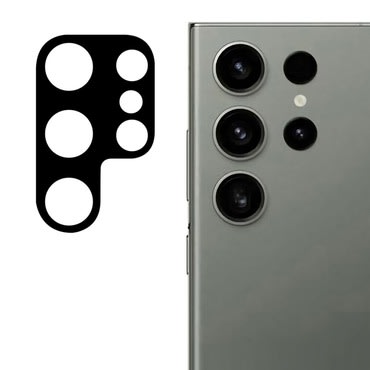 Full body zaščitno steklo za zadnjo kamero za Samsung Galaxy S22 Ultra - črno