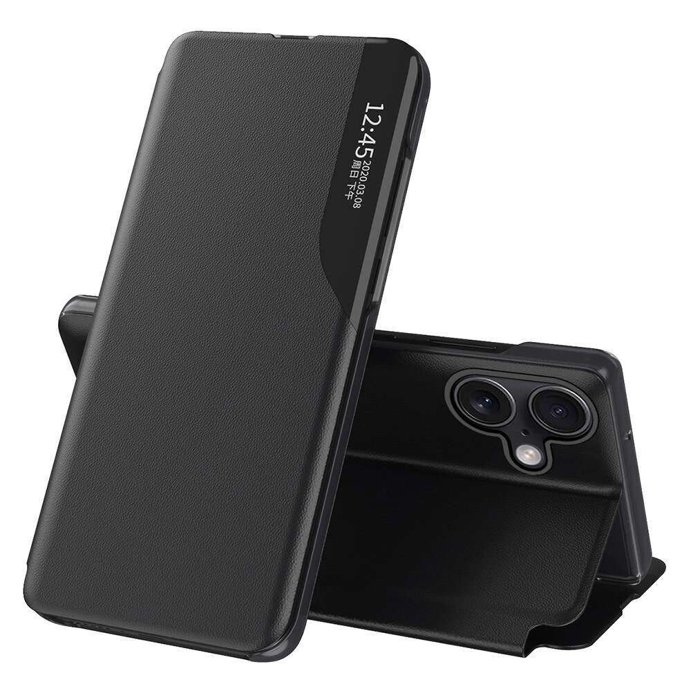 Etui "Edge View" za iPhone 16 - črn