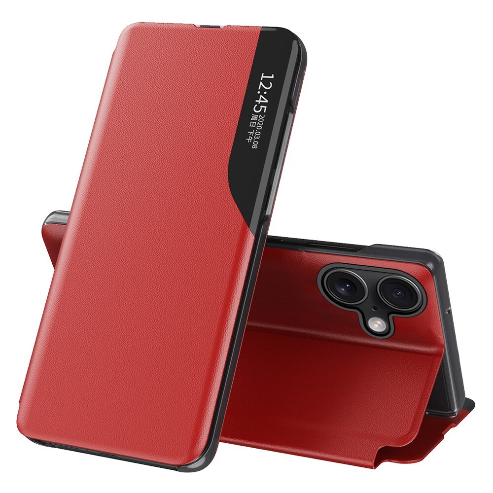 Etui "Edge View" za iPhone 16 - rdeč
