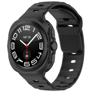 Silikonski pas za uro Samsung Galaxy Watch Ultra 47mm - črn