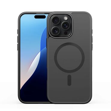 Hibridni ovitek "Yind" z magnetom MagSafe za iPhone 16 Pro Max - black