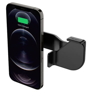 Avtomobilsko magnetno držalo Spigen "OneTap MagFit" za Tesla Model 3 /  Y / X / S z MagSafe tehnologijo - črn Avtomobilsko magnetno držalo Spigen "OneTap MagFit" za Tesla Model 3 /  Y / X / S z MagSafe tehnologijo - črn